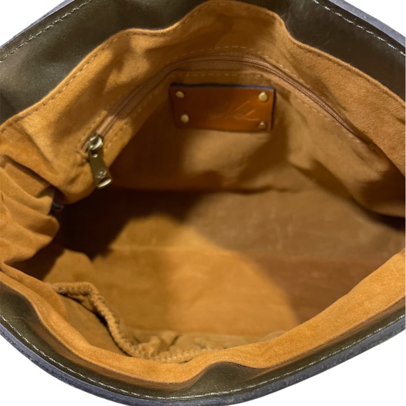 Patricia Nash Mili Leather Medium Flap Crossbody w/ Coin Pouch  OLIVE   0122 - Picture 12 of 14